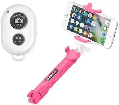 ozzzo Polo trípode Selfie bluetooth rosa para apple ipod ozzzo Polo trípode Selfie bluetooth rosa para apple ipod