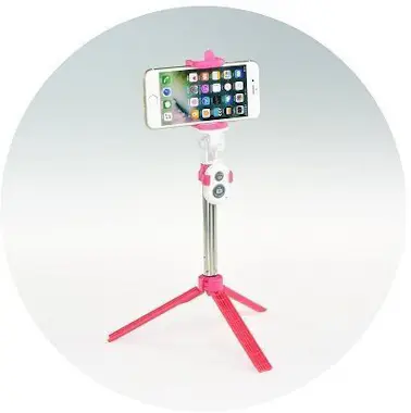 ozzzo Polo trípode Selfie bluetooth rosa para iLA D1 Big ozzzo Polo trípode Selfie bluetooth rosa para iLA D1 Big