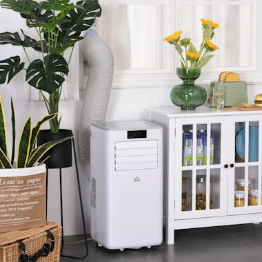 HOMCOM Aire Acondicionado Portátil 4 en 1 Refrigerador Ve HOMCOM Aire Acondicionado Portátil 4 en 1 Refrigerador Ve