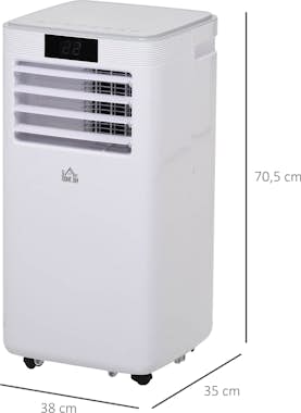 HOMCOM Aire Acondicionado Portátil 4 en 1 Refrigerador Ve HOMCOM Aire Acondicionado Portátil 4 en 1 Refrigerador Ve