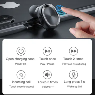 Generic BlueTooth Earphone Tws 5.1 Wireless Bluetooth Head Generic BlueTooth Earphone Tws 5.1 Wireless Bluetooth Head