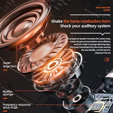 Generic Bone Conduction Headphones Bluetooth V5.1 - Wirele Generic Bone Conduction Headphones Bluetooth V5.1 - Wirele