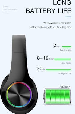 Generic Head-Mounted Stereo Earphone with Microphone Wirel Generic Head-Mounted Stereo Earphone with Microphone Wirel