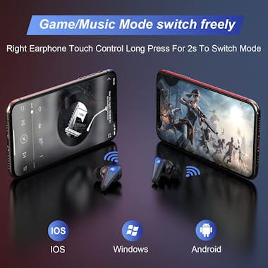 Generic TWS Gaming Wireless Earbuds, 65ms Low-Latency Gami Generic TWS Gaming Wireless Earbuds, 65ms Low-Latency Gami