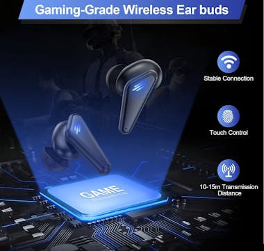 Generic TWS Gaming Wireless Earbuds, 65ms Low-Latency Gami Generic TWS Gaming Wireless Earbuds, 65ms Low-Latency Gami