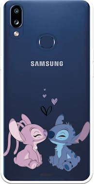 Samsung Funda para Galaxy A10s Oficial de Disney Angel & S Samsung Funda para Galaxy A10s Oficial de Disney Angel & S