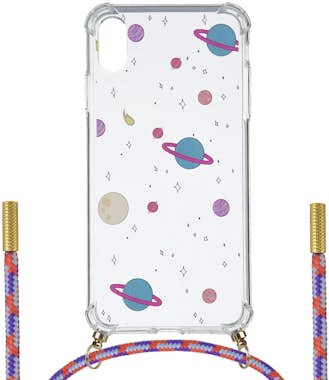 Apple Funda Silicona Colgante Planetas para iPhone XS Ma Apple Funda Silicona Colgante Planetas para iPhone XS Ma