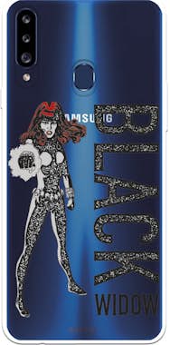 Samsung Funda para Galaxy A20S Oficial de Marvel Black Wid Samsung Funda para Galaxy A20S Oficial de Marvel Black Wid
