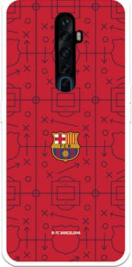 OPPO Funda para Oppo Reno 2Z del Barcelona Escudo Fondo OPPO Funda para Oppo Reno 2Z del Barcelona Escudo Fondo