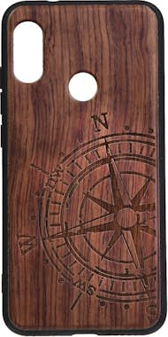 Xiaomi Funda Madera Tallada Rosa de los Vientos para Mi A Xiaomi Funda Madera Tallada Rosa de los Vientos para Mi A
