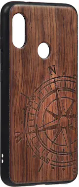 Xiaomi Funda Madera Tallada Rosa de los Vientos para Mi A Xiaomi Funda Madera Tallada Rosa de los Vientos para Mi A