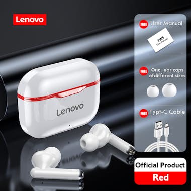 M Lenovo LP1 Caja de carga de los auriculares 301mAh M Lenovo LP1 Caja de carga de los auriculares 301mAh