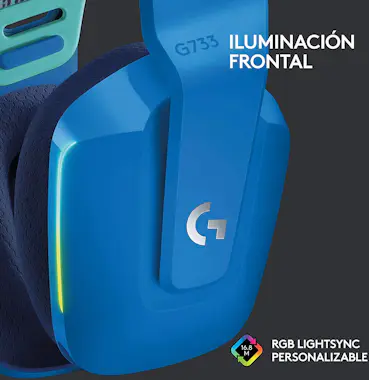 Logitech G733 LIGHTSPEED Auriculares 29h de Batería Azul Logitech G733 LIGHTSPEED Auriculares 29h de Batería Azul