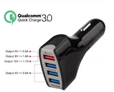 Eacktech Cargador 4 puertos USB 3.0 de carga rápida Eacktech Cargador 4 puertos USB 3.0 de carga rápida