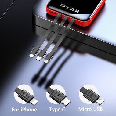 Generic 20000mAh Mini Power Bank, PD & QC 3 in 1 External Generic 20000mAh Mini Power Bank, PD & QC 3 in 1 External