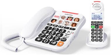 Swissvoice Teléfono Fijo Xtra 3155 con Foto Teclas + Teléfono Swissvoice Teléfono Fijo Xtra 3155 con Foto Teclas + Teléfono