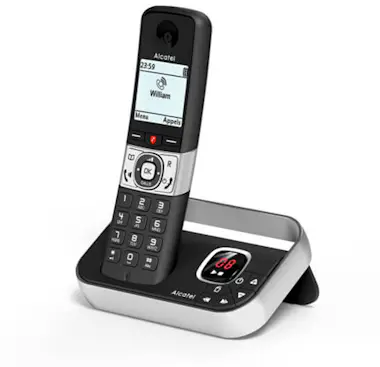 Alcatel Teléfono inalámbrico DECT F890 Voice Negro/Plata Alcatel Teléfono inalámbrico DECT F890 Voice Negro/Plata