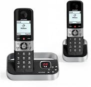 Alcatel Teléfono inalámbrico DECT F890 Voice Duo Negro/Pla
