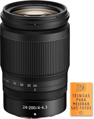 Nikon NIKKOR Z 24-200mm f/4-6.3 VR + PDF ""20 TÉCNICAS P Nikon NIKKOR Z 24-200mm f/4-6.3 VR + PDF ""20 TÉCNICAS P