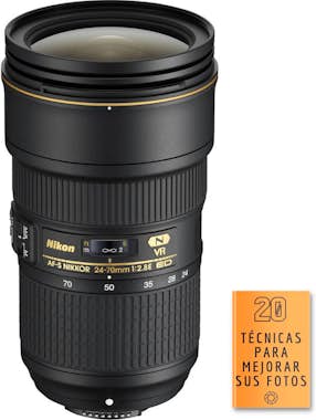 Nikon AF-S FX 24-70mm f/2,8E ED VR + PDF ""20 TÉCNICAS P Nikon AF-S FX 24-70mm f/2,8E ED VR + PDF ""20 TÉCNICAS P