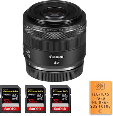 Canon RF 35mm f/1.8 Macro IS STM + 3 SanDisk 32GB Extrem Canon RF 35mm f/1.8 Macro IS STM + 3 SanDisk 32GB Extrem