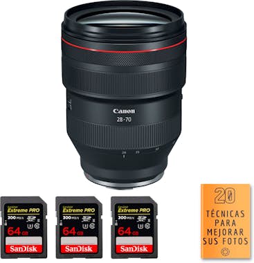 Canon RF 28-70mm f/2L USM + 3 SanDisk 64GB Extreme PRO U