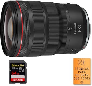 Canon RF 24-70 mm f/2,8L IS USM + 1 SanDisk 64GB Extreme Canon RF 24-70 mm f/2,8L IS USM + 1 SanDisk 64GB Extreme