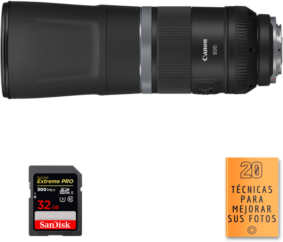 rf 800mm f11 is stm  1 sandisk 32gb extreme pro uhs-ii sdxc 300 mbs  pdf  pulgadas pulgadas20 tecnicas para mejo