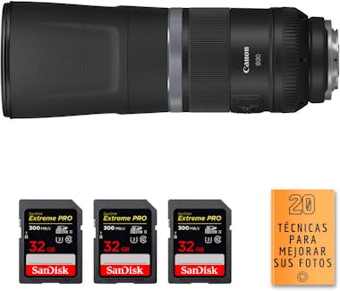 Canon RF 800mm f/11 IS STM + 3 SanDisk 32GB Extreme PRO Canon RF 800mm f/11 IS STM + 3 SanDisk 32GB Extreme PRO