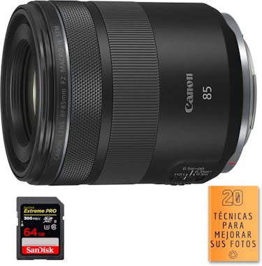 Canon RF 85mm f/2 Macro IS STM + 1 SanDisk 64GB Extreme Canon RF 85mm f/2 Macro IS STM + 1 SanDisk 64GB Extreme