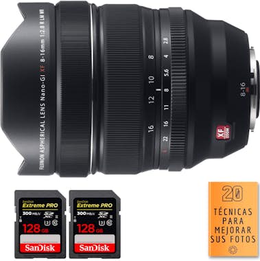 FujiFilm Fujifilm XF 8-16mm F2.8 R LM WR + 2 SanDisk 128GB FujiFilm Fujifilm XF 8-16mm F2.8 R LM WR + 2 SanDisk 128GB