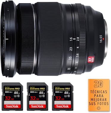 FujiFilm Fujifilm XF 16-55mm f/2.8 R LM WR + 3 SanDisk 32GB FujiFilm Fujifilm XF 16-55mm f/2.8 R LM WR + 3 SanDisk 32GB