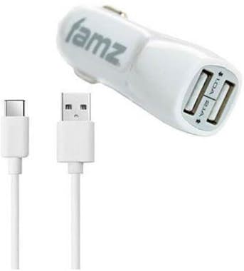 Otros Cargador de Coche Universal USB tipo C 2100 mAh Bl Otros Cargador de Coche Universal USB tipo C 2100 mAh Bl