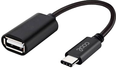 Cool Cable Entrada USB OTG Tipo-C Universal COOL (Negro Cool Cable Entrada USB OTG Tipo-C Universal COOL (Negro