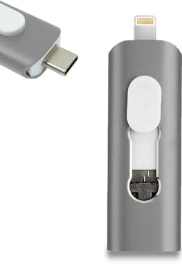 Cool Pen Drive x USB 128 GB COOL (3 en 1) Lightning / T Cool Pen Drive x USB 128 GB COOL (3 en 1) Lightning / T