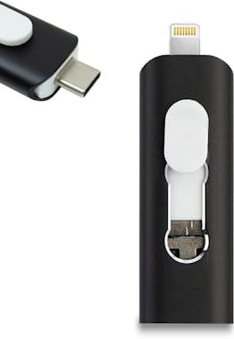 Cool Pen Drive USB x64 GB COOL (3 En 1) Lightning / Tip Cool Pen Drive USB x64 GB COOL (3 En 1) Lightning / Tip