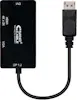 Nanocable Nanocable Conversor Displayport a VGA / HDMI, 3 en Nanocable Nanocable Conversor Displayport a VGA / HDMI, 3 en