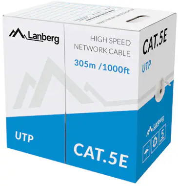 Lanberg Lanberg LCU5-11CC-0305-S cable de red Gris 305 m C Lanberg Lanberg LCU5-11CC-0305-S cable de red Gris 305 m C