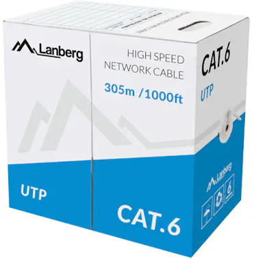 Lanberg Lanberg LCU6-10CC-0305-S cable de red Gris 305 m C Lanberg Lanberg LCU6-10CC-0305-S cable de red Gris 305 m C
