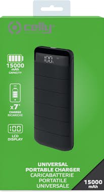 Celly Celly PBLCD15000BK batería externa Ión de litio 15 Celly Celly PBLCD15000BK batería externa Ión de litio 15
