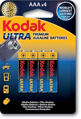 KODAK Kodak Ultra Premium Batería de un solo uso AAA Alc KODAK Kodak Ultra Premium Batería de un solo uso AAA Alc