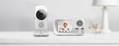 Motorola Motorola MBP483 video-monitor para bebés Plata
