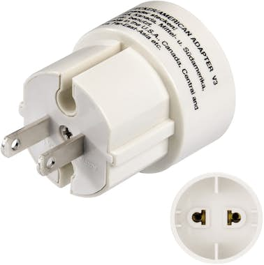 Hama Hama American Plug adaptador e inversor de corrien