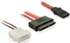 Delock DeLOCK Cable Micro SATA FM + 2-Pin Power + SATA ca Delock DeLOCK Cable Micro SATA FM + 2-Pin Power + SATA ca