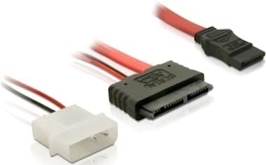 Delock DeLOCK Cable Micro SATA FM + 2-Pin Power + SATA ca Delock DeLOCK Cable Micro SATA FM + 2-Pin Power + SATA ca
