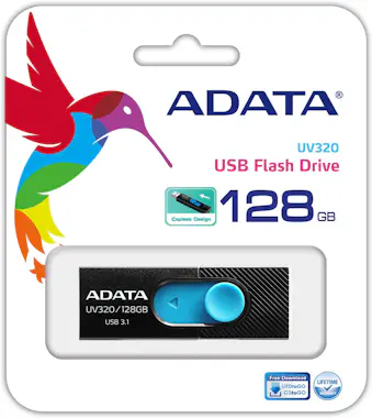 Adata ADATA UV320 unidad flash USB 128 GB USB tipo A 3.2 Adata ADATA UV320 unidad flash USB 128 GB USB tipo A 3.2
