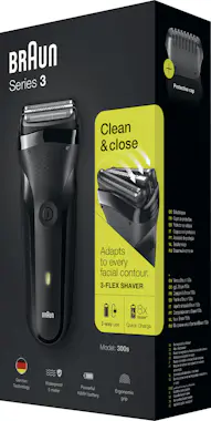 Braun Braun Series 3 300s Máquina de afeitar de láminas Braun Braun Series 3 300s Máquina de afeitar de láminas