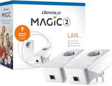 Devolo Devolo Magic 2 LAN 2400 Mbit/s Ethernet Blanco 2 p Devolo Devolo Magic 2 LAN 2400 Mbit/s Ethernet Blanco 2 p