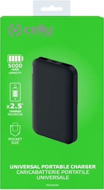 Celly Celly PBE5000 batería externa Ión de litio 5000 mA Celly Celly PBE5000 batería externa Ión de litio 5000 mA