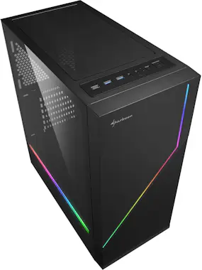 Sharkoon Sharkoon RGB FLOW Midi Tower Negro Sharkoon Sharkoon RGB FLOW Midi Tower Negro